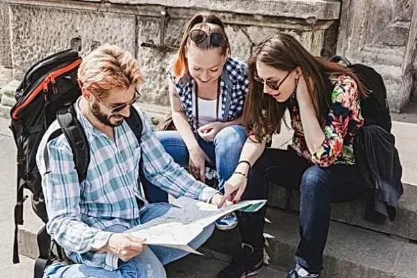 image of a student happy to receive good grades